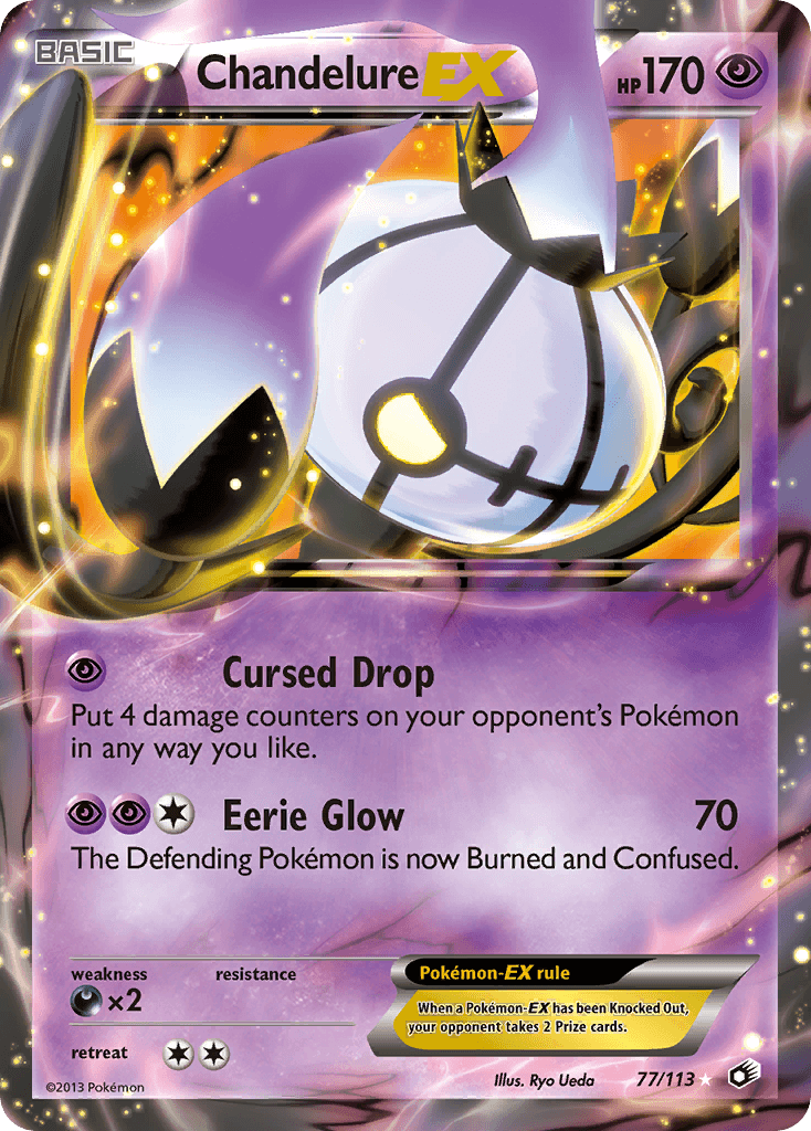 Chandelure-EX, Legendary Treasures 77