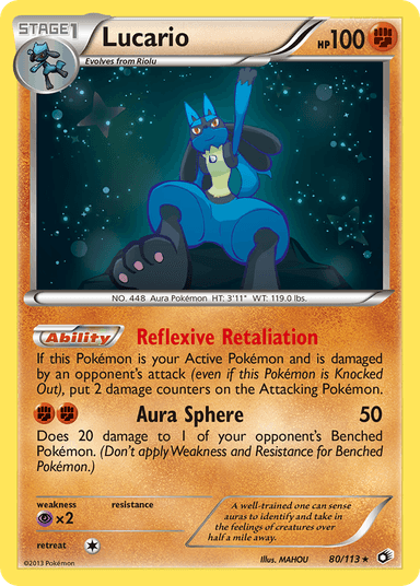 Lucario, Legendary Treasures 80