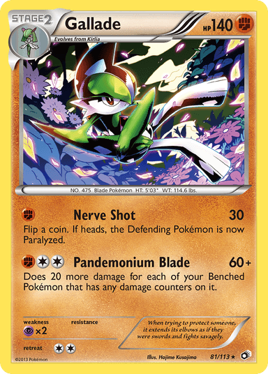 Gallade, Legendary Treasures 81