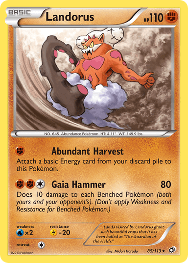 Landorus, Legendary Treasures 85