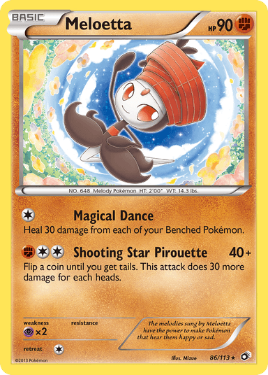 Meloetta, Legendary Treasures 86