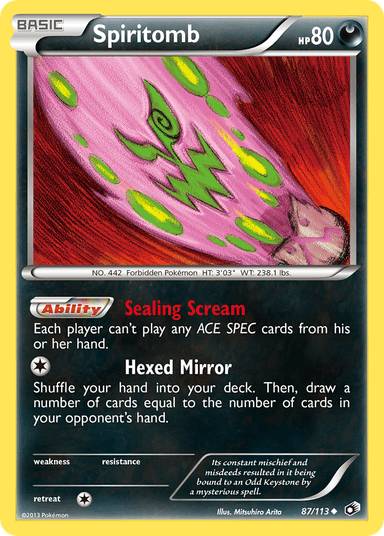 Spiritomb, Legendary Treasures 87