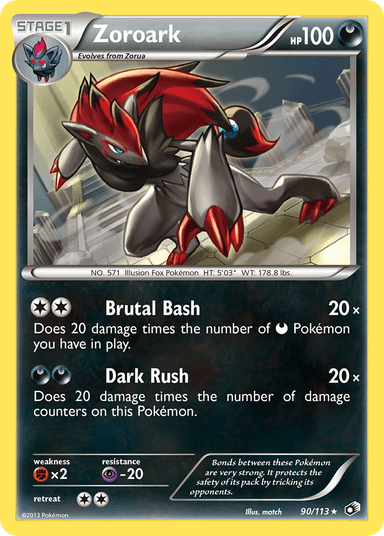 Zoroark, Legendary Treasures 90