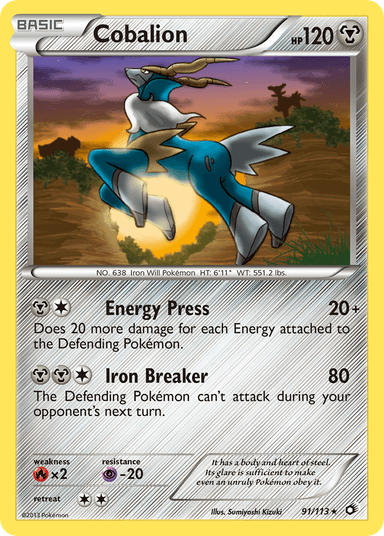Cobalion, Legendary Treasures 91