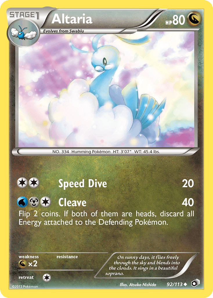 Altaria, Legendary Treasures 92