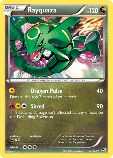 Rayquaza, Legendary Treasures 93