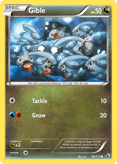 Gible, Legendary Treasures 94