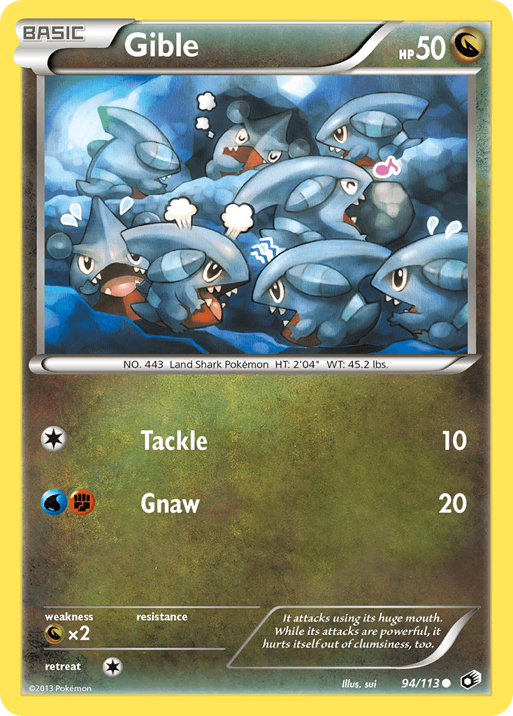 Gible, Legendary Treasures 94