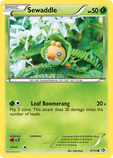 Sewaddle, Legendary Treasures 9