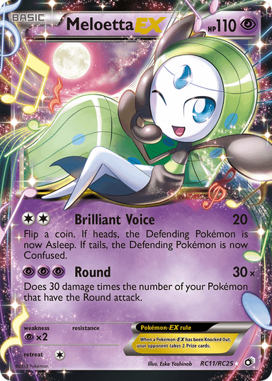 Meloetta-EX, Legendary Treasures RC11