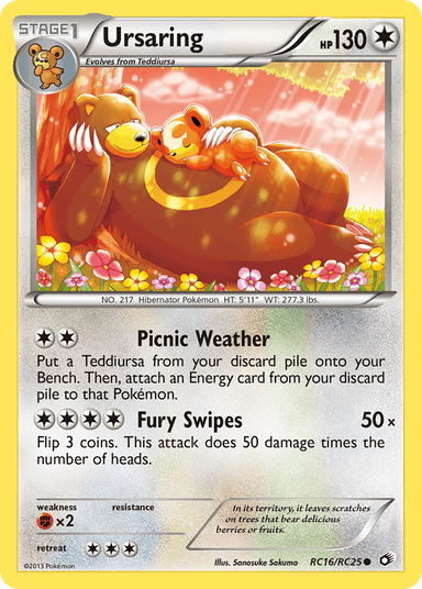 Ursaring, Legendary Treasures RC16