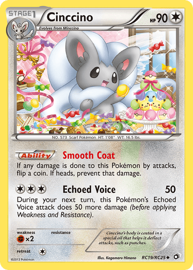 Cinccino, Legendary Treasures RC19