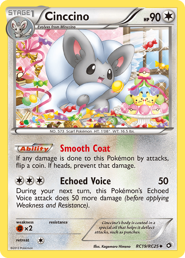 Cinccino, Legendary Treasures RC19