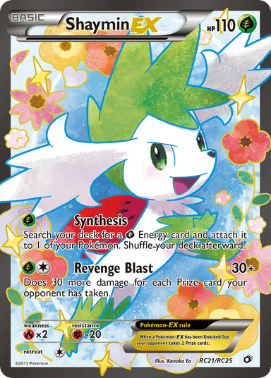 Shaymin-EX, Legendary Treasures RC21