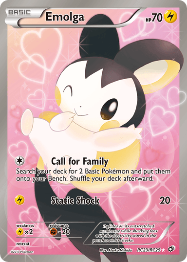 Emolga, Legendary Treasures RC23