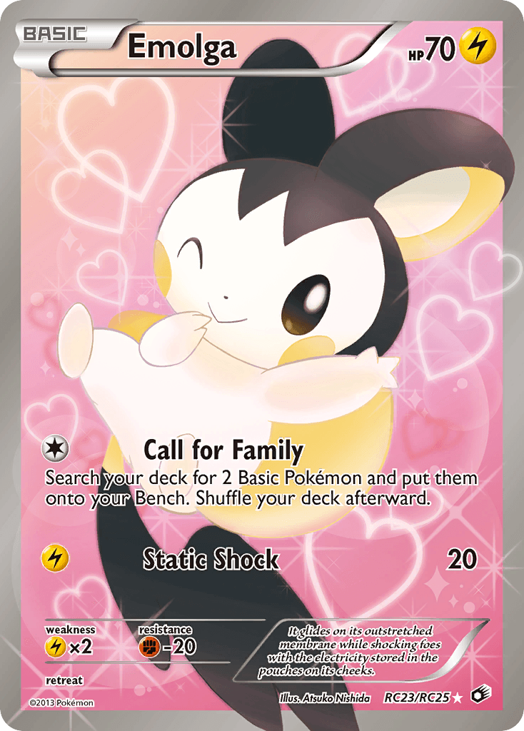Emolga, Legendary Treasures RC23