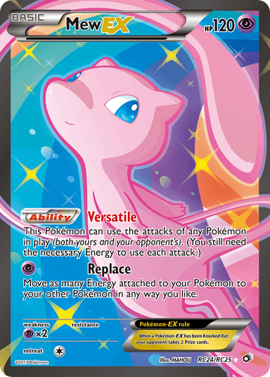 Mew-EX, Legendary Treasures RC24