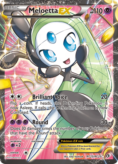 Meloetta-EX, Legendary Treasures RC25
