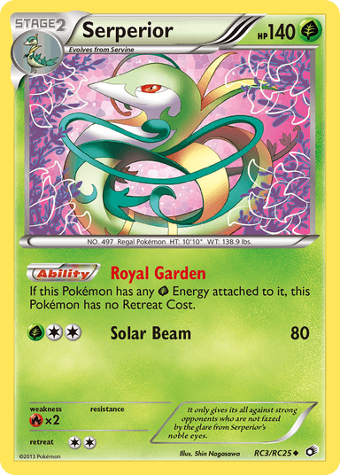 Serperior, Legendary Treasures RC3