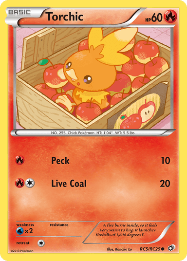 Torchic, Legendary Treasures RC5