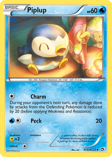 Piplup, Legendary Treasures RC6