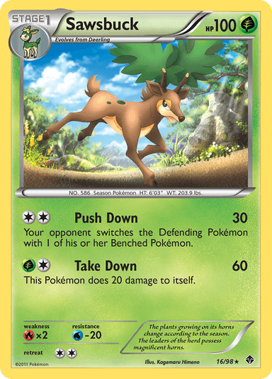 Sawsbuck, Emerging Powers 16