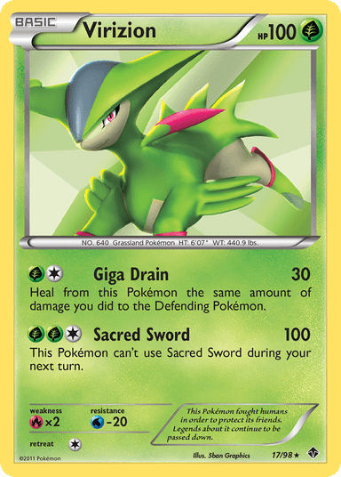 Virizion, Emerging Powers 17