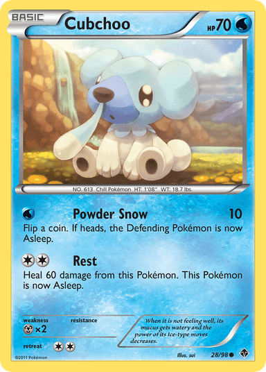 Cubchoo, Emerging Powers 28