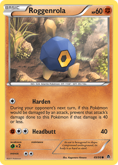 Roggenrola, Emerging Powers 49