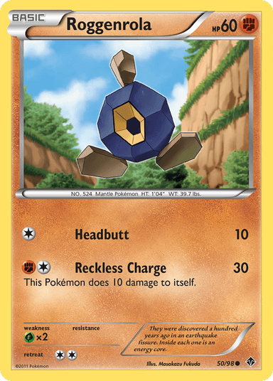 Roggenrola, Emerging Powers 50