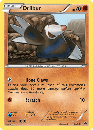 Drilbur, Emerging Powers 54