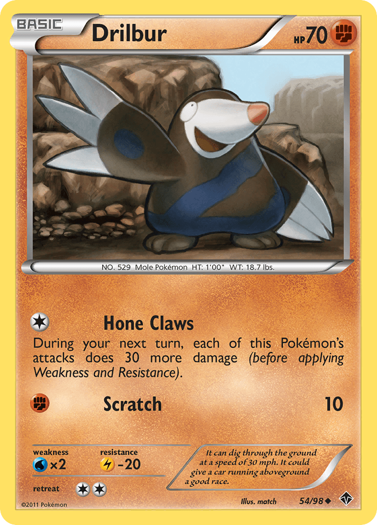 Drilbur, Emerging Powers 54