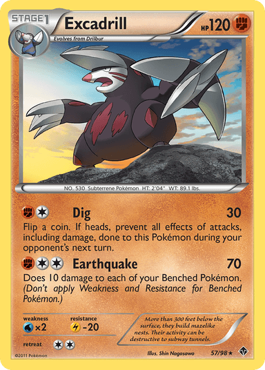 Excadrill, Emerging Powers 57