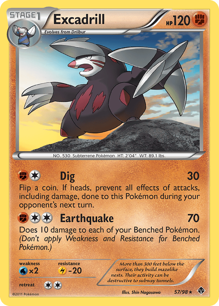 Excadrill, Emerging Powers 57