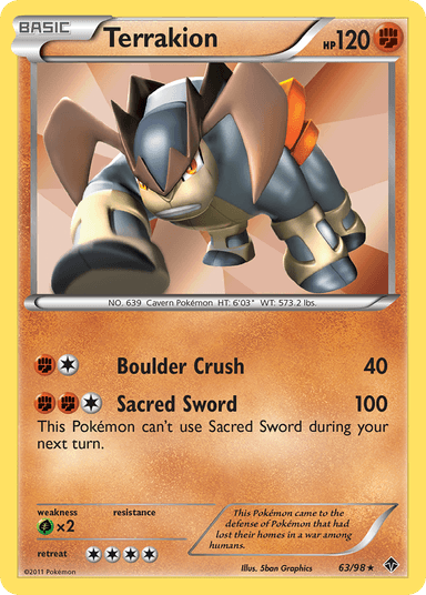 Terrakion, Emerging Powers 63