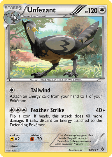 Unfezant, Emerging Powers 82