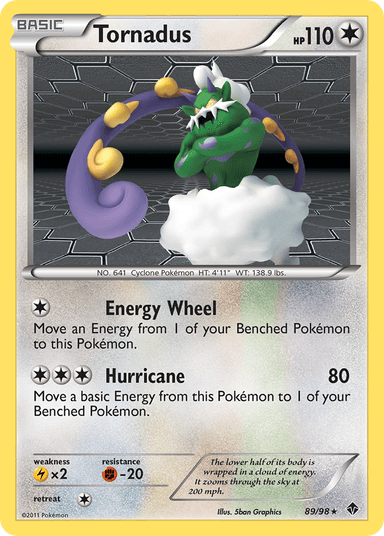 Tornadus, Emerging Powers 89
