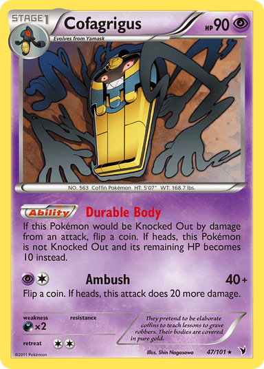 Cofagrigus, Noble Victories 47