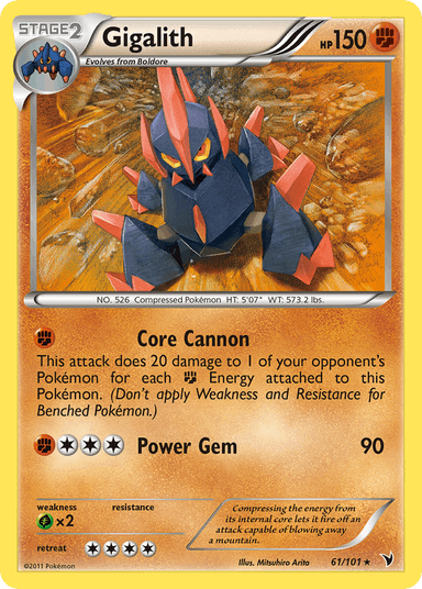 Gigalith, Noble Victories 61