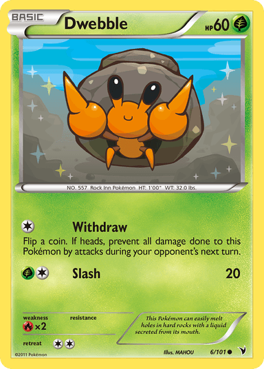 Dwebble, Noble Victories 6