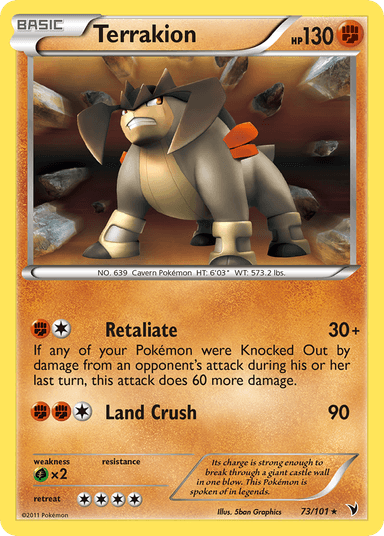 Terrakion, Noble Victories 73
