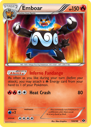 Emboar, Next Destinies 100