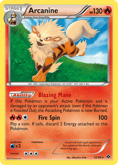 Arcanine, Next Destinies 12