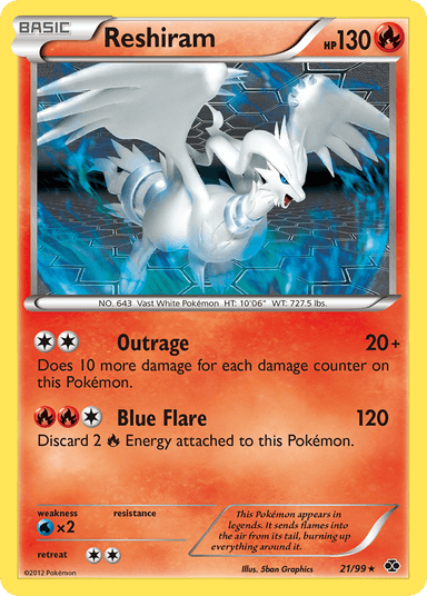 Reshiram, Next Destinies 21