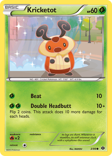 Kricketot, Next Destinies 3