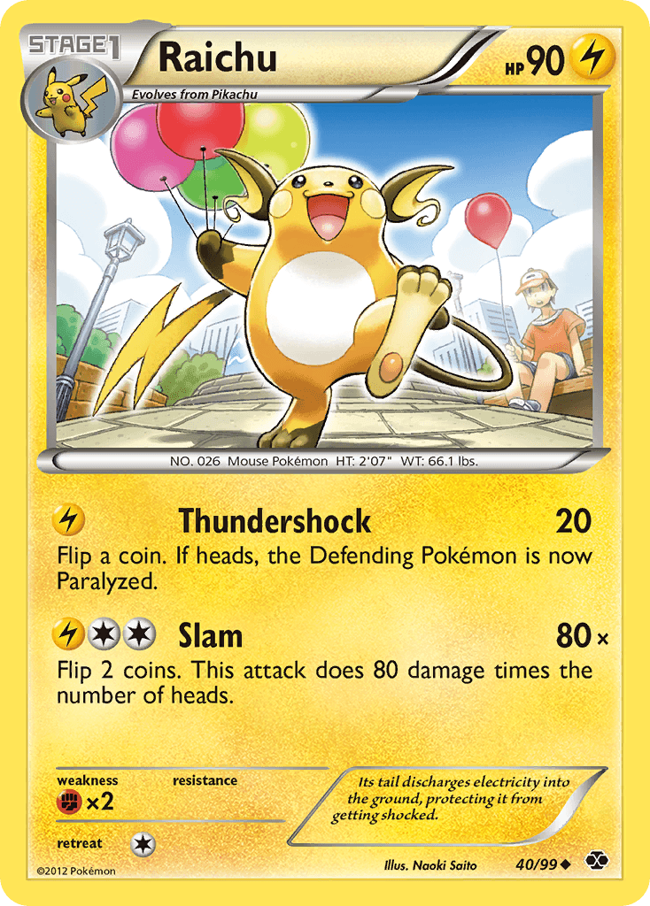 Raichu, Next Destinies 40