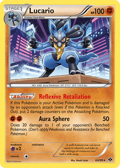Lucario, Next Destinies 64
