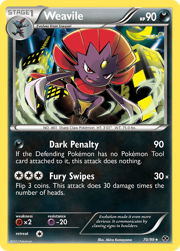 Weavile, Next Destinies 70