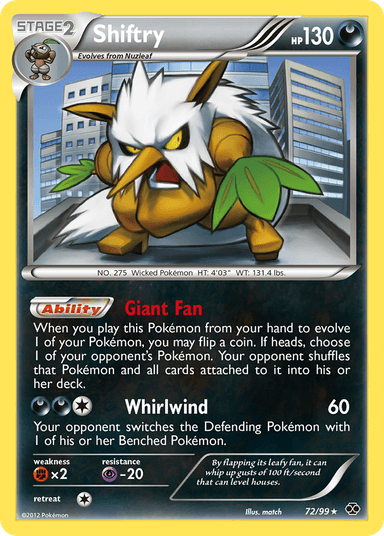 Shiftry, Next Destinies 72