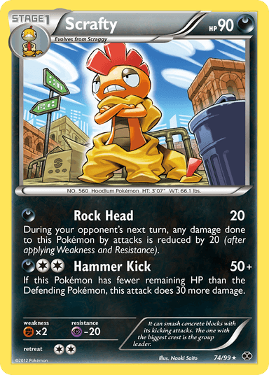 Scrafty, Next Destinies 74